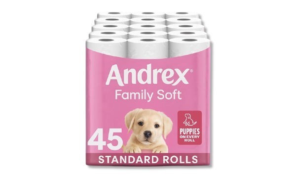 Free Andrex Toilet Paper - 45 roll pack