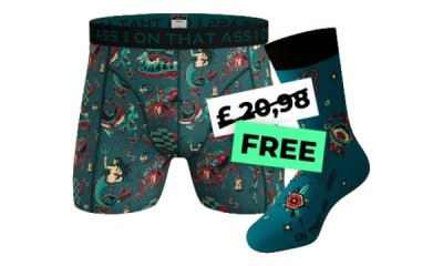 Free Pair of Boxer Shorts & Socks + Free Delivery