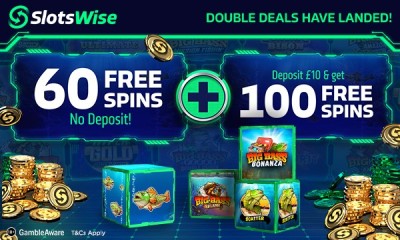 60 Free Spins + Deposit £10 Get 100 Free Spins